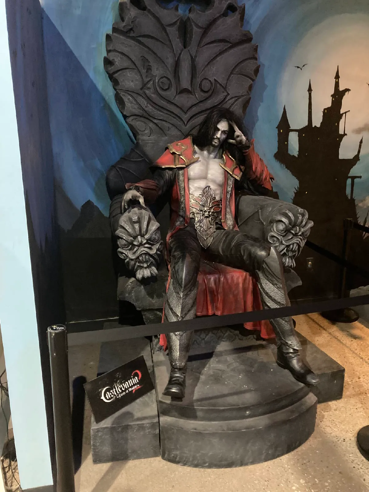 Lifesize castlevania throne