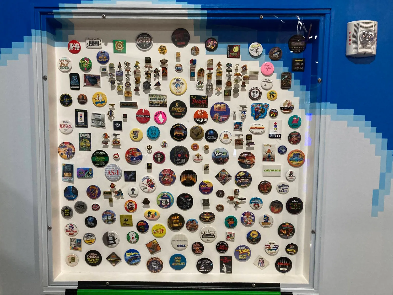 Game related badges and pins